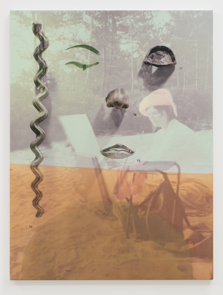 Arcade project UV-print, acrylics and oil on canvas, 106x80 cm, 2023